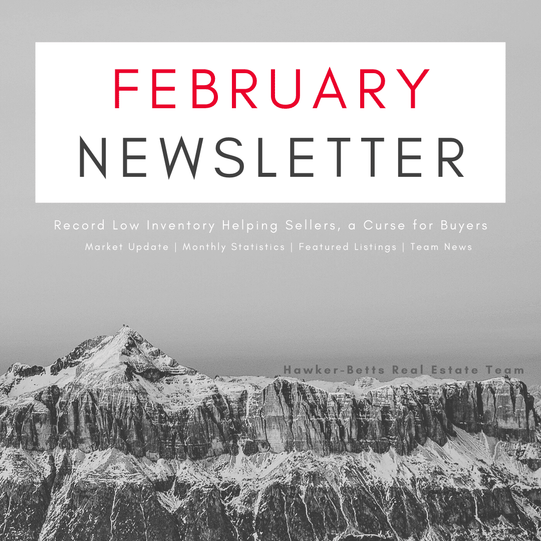 Newsletter ad with a mountain and information about the newsletter.